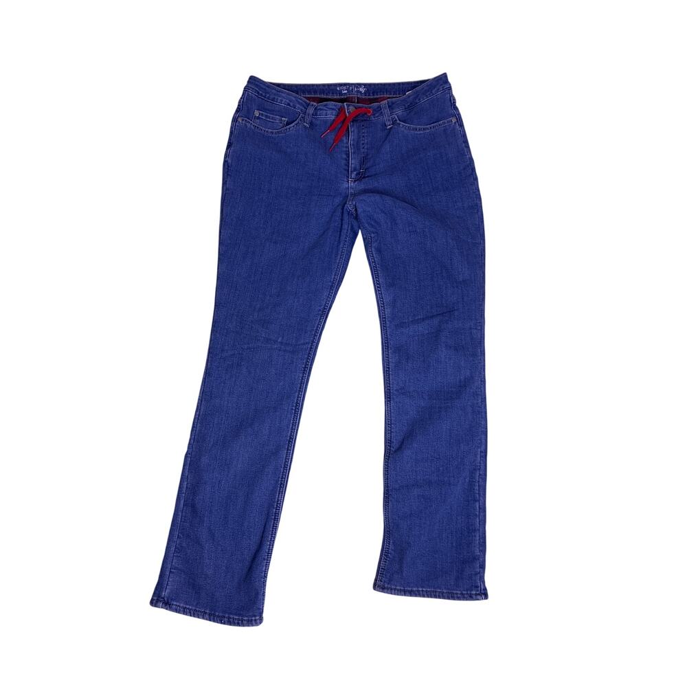Riders by Lee Fleece Lined Jeans Womens 12 M Light Blue Denim Warm - Picture 4 of 6